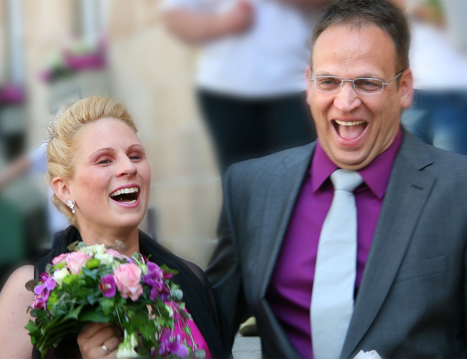 Hochzeitsfotografie glückliches Paar